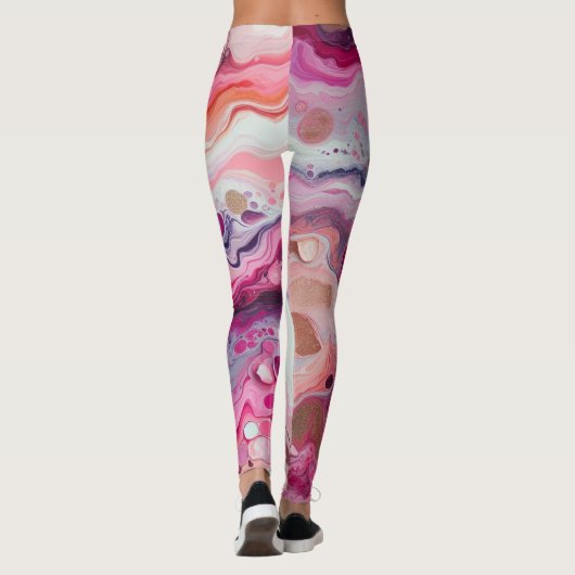 De dans van de tijd leggings (Achterkant)
