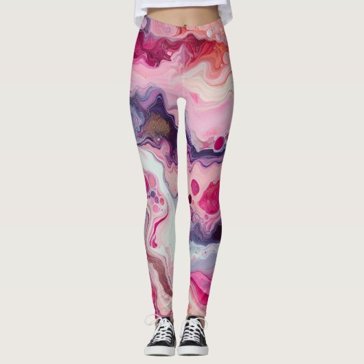De dans van de tijd leggings (Voorkant)