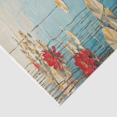 De dans van de waterlelies - Decoupage - Tissuepapier (Detail)