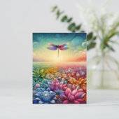 De Dans van Dragonfly Briefkaart (Staand voorkant)