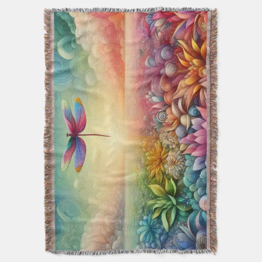 De Dans van Dragonfly Deken (Voorkant Verticaal)