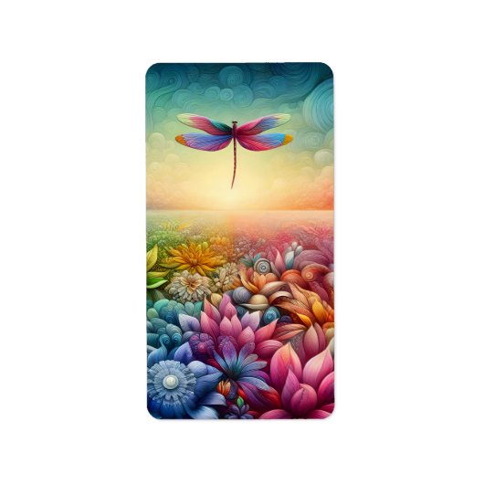 De Dans van Dragonfly Etiket (Voorkant)