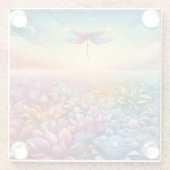 De Dans van Dragonfly Glazen Onderzetter (Achterkant)