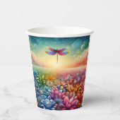 De Dans van Dragonfly Papieren Bekers (Voorkant)