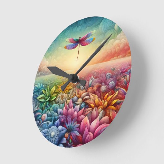 De Dans van Dragonfly Ronde Klok (Hoek)