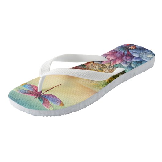De Dans van Dragonfly Teenslippers (Schuin)