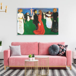 De Dans van het Leven   Edvard Munch   Canvas Afdruk