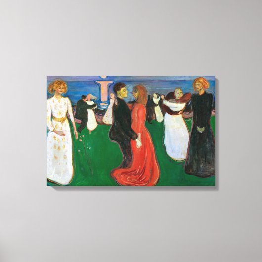 De Dans van het Leven | Edvard Munch | Canvas Afdruk (Voorkant)