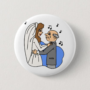 De Dans van het Lied van de Ontvangst van het Ronde Button 5,7 Cm