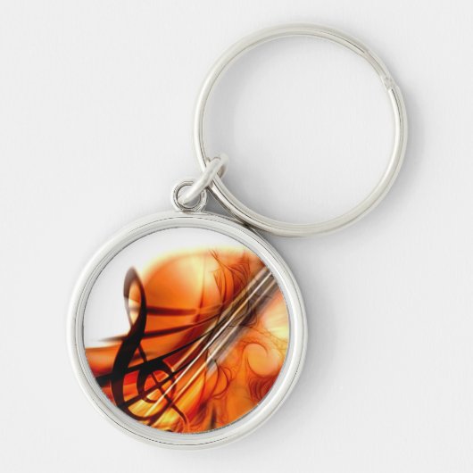De Dans van het Lot van de Viool van de Snaarinstr Sleutelhanger (Voorkant)