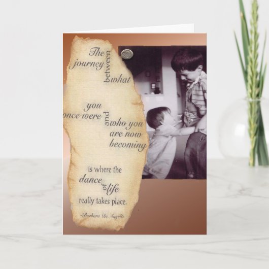 De dans van het Wenskaart van het Leven Kaart (Voorkant)