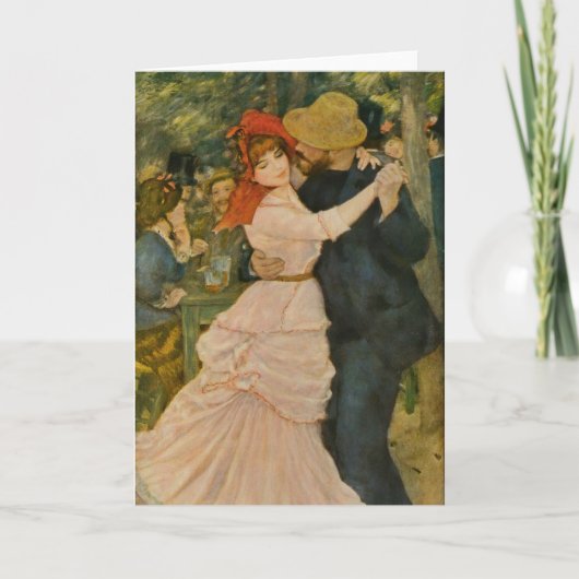 De Dans van Pierre-Auguste Renoir in Bougival Kaart (Voorkant)