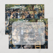 De Dans van Renoir bij Le Moulin de la Galette Informatiekaartje (Voorkant / Achterkant)