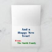 De dansende Elf van Kerstmis Feestdagen Kaart (Binnen)