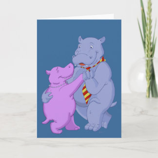 De dansende Kaart van de Tango Hippo