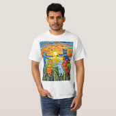 De Dansende Katten T-shirt (Voorkant volledig)