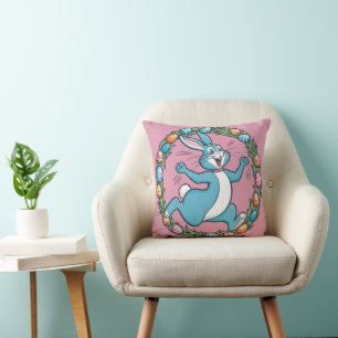 De dansende konijn van Paashaas Kussen