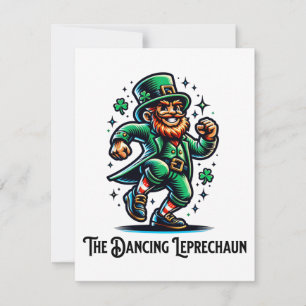 De Dansende Leprechaun Notitiekaartje