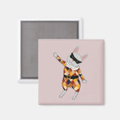 De dansende Magneet van het Konijntje van de Harle (Voorkant / Achterkant)