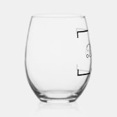 De dansende moeder moederdag grappige moeder gesch wijnglas zonder voet (Rechts)