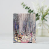 De dansende Princesses Briefkaart (Staand voorkant)