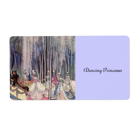 De dansende Princesses Etiket (Voorkant)