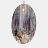 De dansende Princesses Keramisch Ornament (Links)