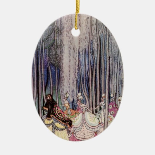 De dansende Princesses Keramisch Ornament (Voorkant)