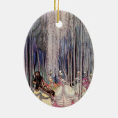 De dansende Princesses Keramisch Ornament (Achterkant)