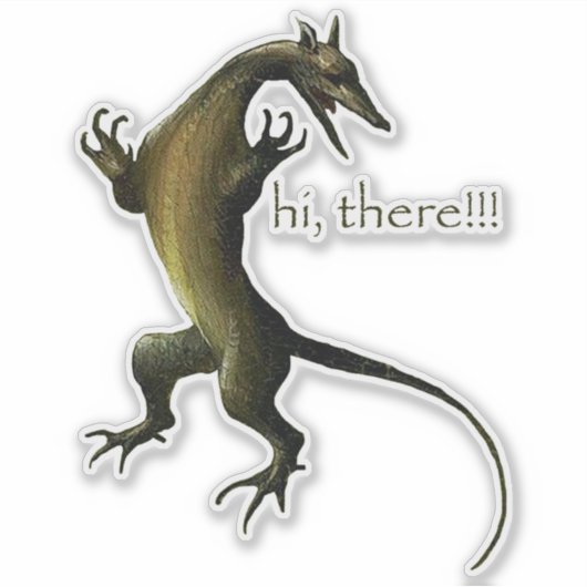 De Dansende Rat van Jeroen Bosch Sticker (Voorkant)