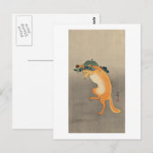 De dansende vos briefkaart (Voorkant / Achterkant)