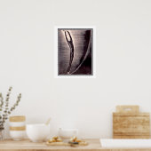 "De danser" Art Deco Poster (Keuken)