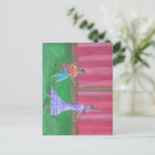 De danser briefkaart (Staand voorkant)