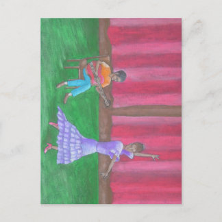 De danser briefkaart