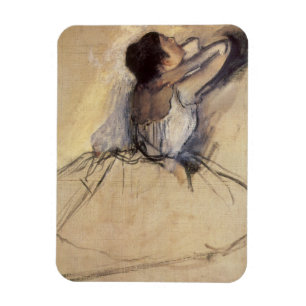 De danser door Edgar Degas, het Vintage Art. van Magneet
