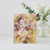 De danser en de pierrot kerst feestdagenkaart (Staand voorkant)