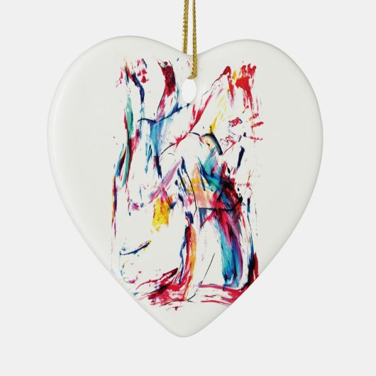 De danser keramisch ornament (Rechts)