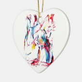 De danser keramisch ornament (Links)