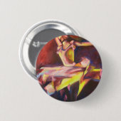 De danser ronde button 5,7 cm (Voorkant /achterkant)
