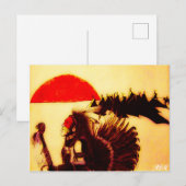 De Danser van de prairie Briefkaart (Voorkant / Achterkant)