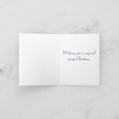 De Danser van de Sneeuwvlok van de kerstkaart Feestdagen Kaart (Binnen)