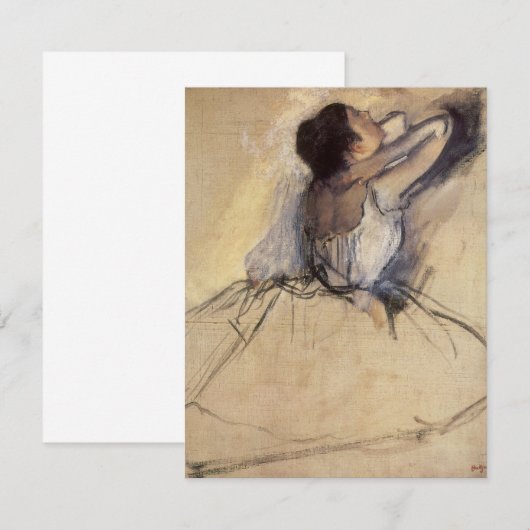De danser van Edgar Degas,  Ballerina Art (Voorkant / Achterkant)