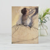 De danser van Edgar Degas,  Ballerina Art (Staand voorkant)