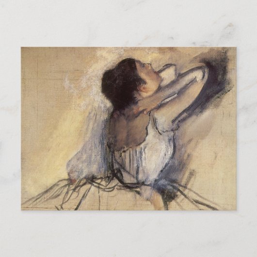 De danser van Edgar Degas,  Ballerina Art Briefkaart (Voorkant)