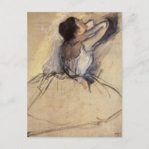 De danser van Edgar Degas,  Ballerina Art Briefkaart