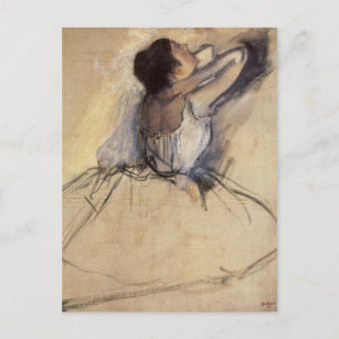 De danser van Edgar Degas,  Ballerina Art Briefkaart