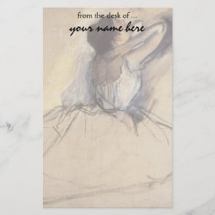 De danser van Edgar Degas,  Ballerina Art Briefpapier