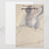 De danser van Edgar Degas,  Ballerina Art Briefpapier (Voorkant / Achterkant)