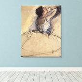 De danser van Edgar Degas,  Ballerina Art Canvas Afdruk (Insitu (Houten vloer))