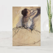 De danser van Edgar Degas, Ballerina Art Kaart (Voorkant)